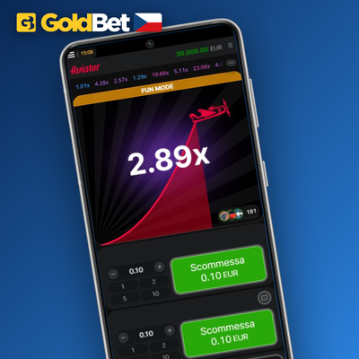 Auto-bet funkce hry Aviator v Goldbet Casino — opakovaná sázka bez ručního zásahu