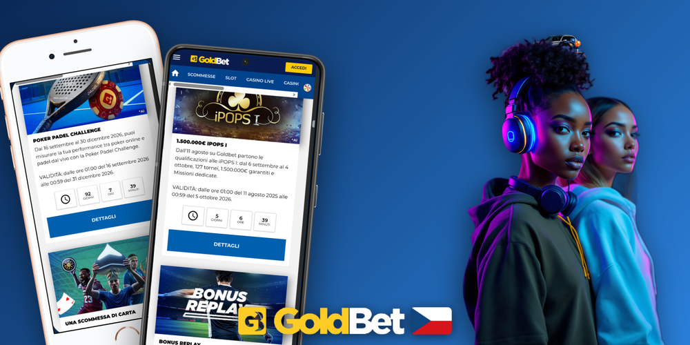 Goldbet Casino banner se kódem GOLDBONUS a bonusem 550 % až do 287 500 CZK