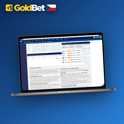 Goldbet Casino desktopový klient běží na herní sestavě se dvěma monitory s LED osvětlením