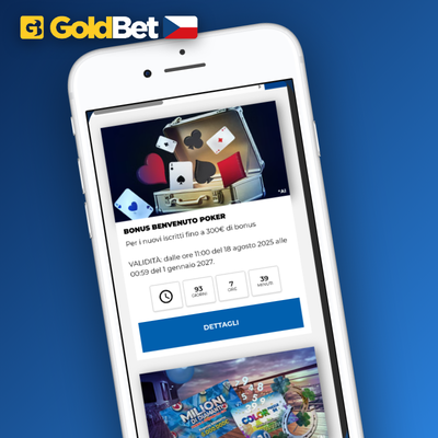 Goldbet bonus free bet jako náhrada za nevydařený první tiket