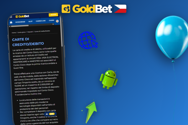 Přehled podporovaných měn CZK, EUR a USD v pokladně Goldbet Casino