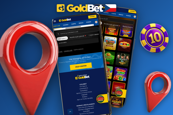Goldbet Casino mobile umožňuje vklady přes Visa, Mastercard, Apple Pay i Bitcoin