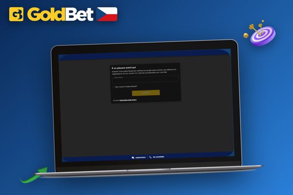 Pečlivé vyplnění registračního formuláře Goldbet Casino odpovídající údajům v dokladu